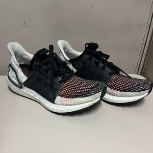 Adidas Ultraboost white black solar mens sneaker
